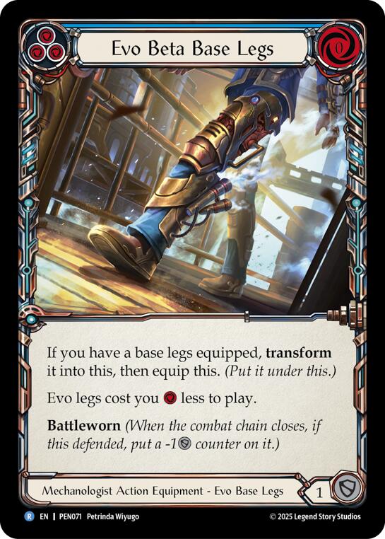 Evo Beta Base Legs (Blue) [PEN - PEN071]