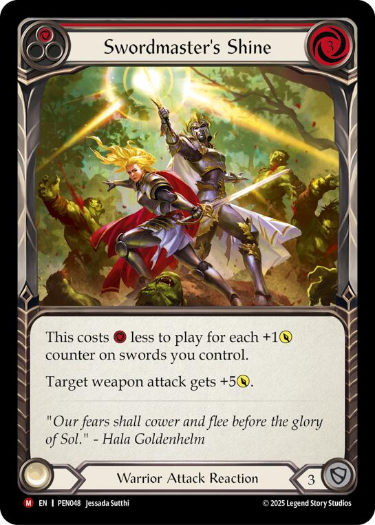Swordmaster's Shine (Red) [PEN - PEN048]