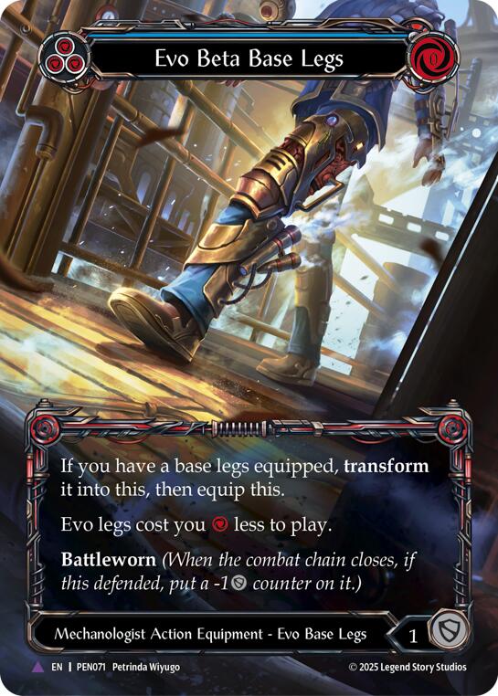 Evo Beta Base Legs (Blue) (Marvel) [PEN - PEN071]