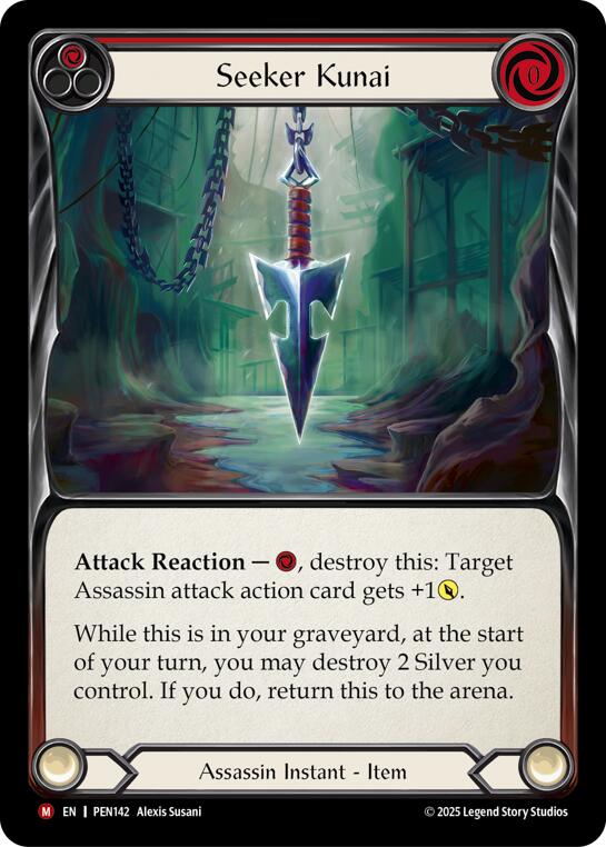 Seeker Kunai (Red) [PEN - PEN142]