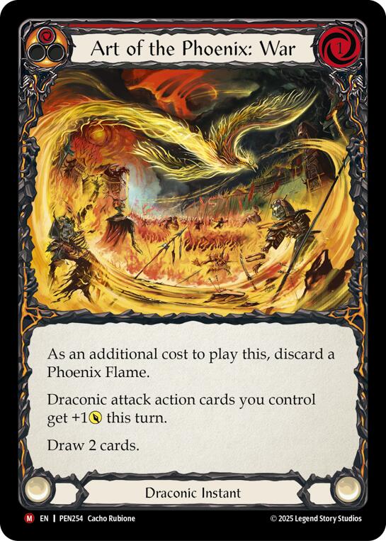 Art Of The Phoenix: War (Red) [PEN - PEN254]