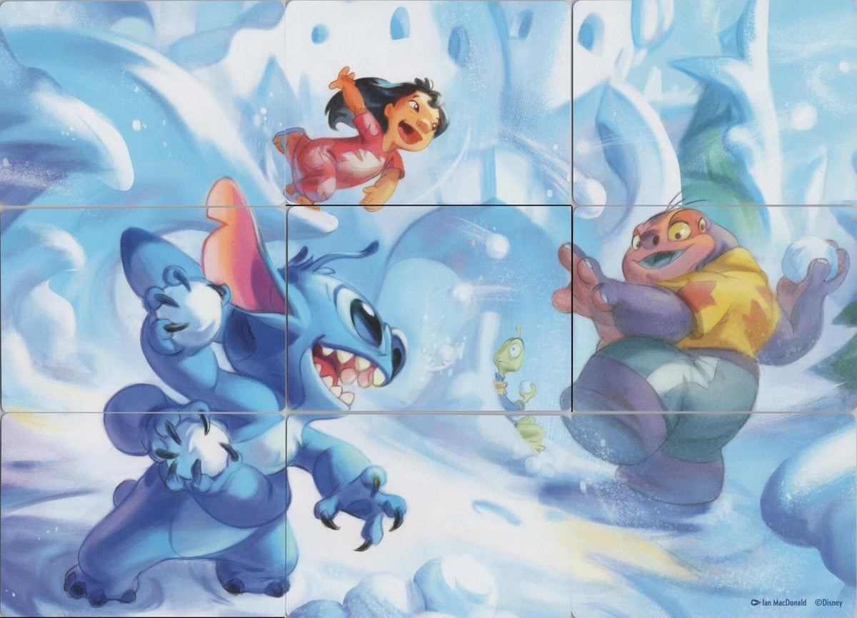 Winterspell Snowball Fight Puzzle Insert (Set of 9) [11 - 9]
