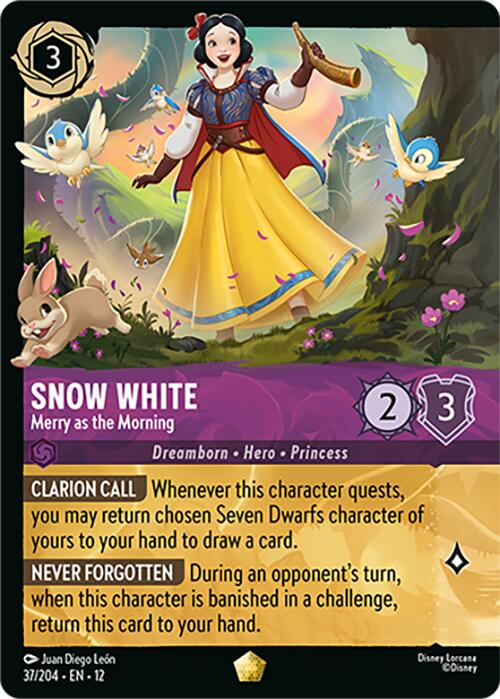 Snow White - Merry as the Morning (Foil) [12 - 37/204]