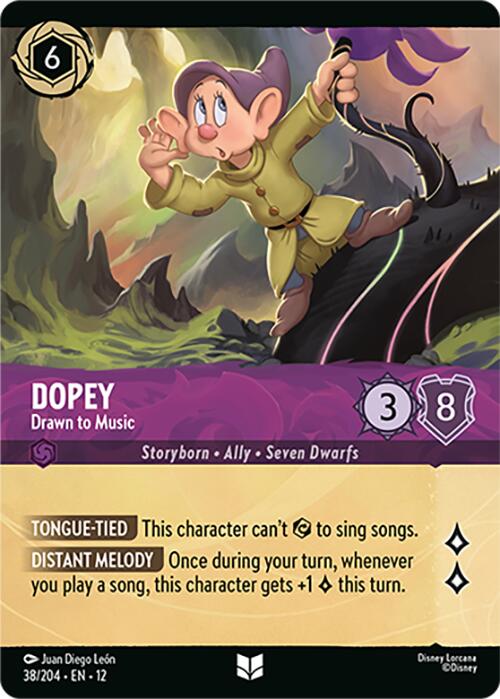 Dopey - Drawn to Music (Foil) [12 - 38/204]