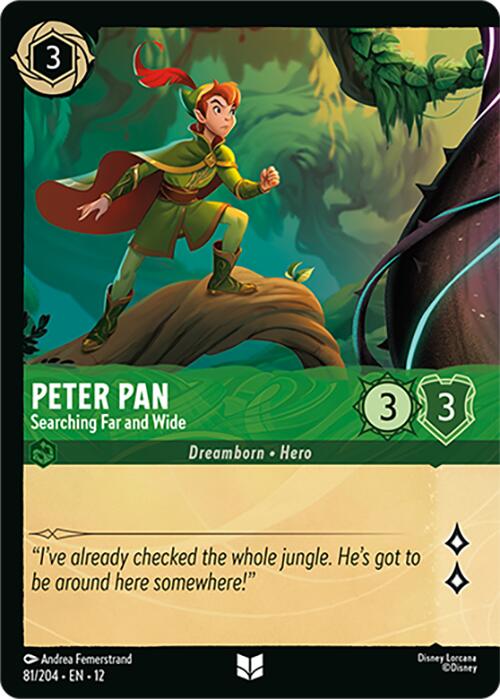 Peter Pan - Searching Far and Wide (Foil) [12 - 81/204]