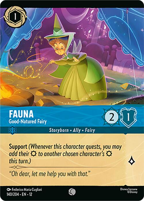 Fauna - Good-Natured Fairy (Foil) [12 - 140/204]