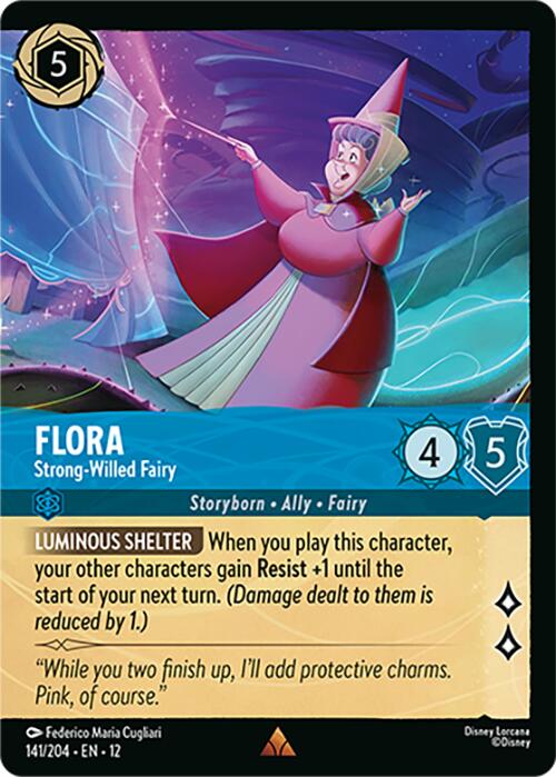 Flora - Strong-Willed Fairy (Foil) [12 - 141/204]