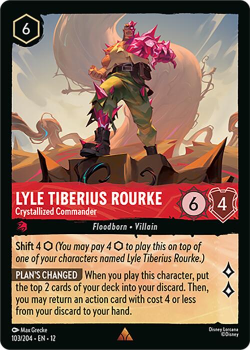 Lyle Tiberius Rourke - Crystallized Commander [12 - 103/204]