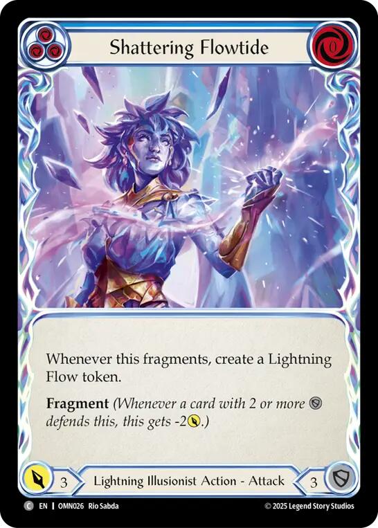 Shattering Flowtide (Blue) [OMN - OMN026]