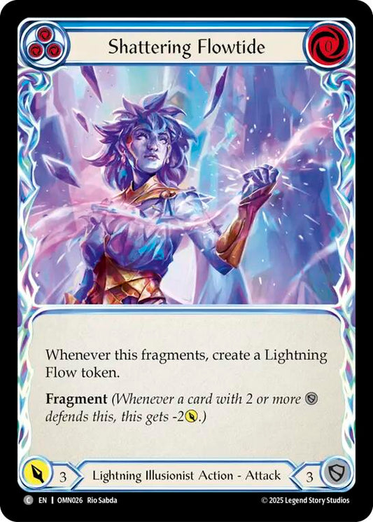 Shattering Flowtide (Blue) [OMN - OMN026]