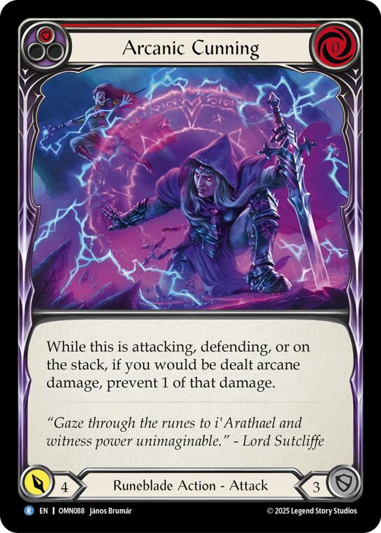 Arcanic Cunning (Red) [OMN - OMN088]