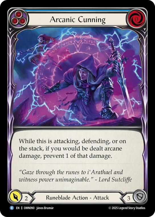 Arcanic Cunning (Blue) [OMN - OMN090]
