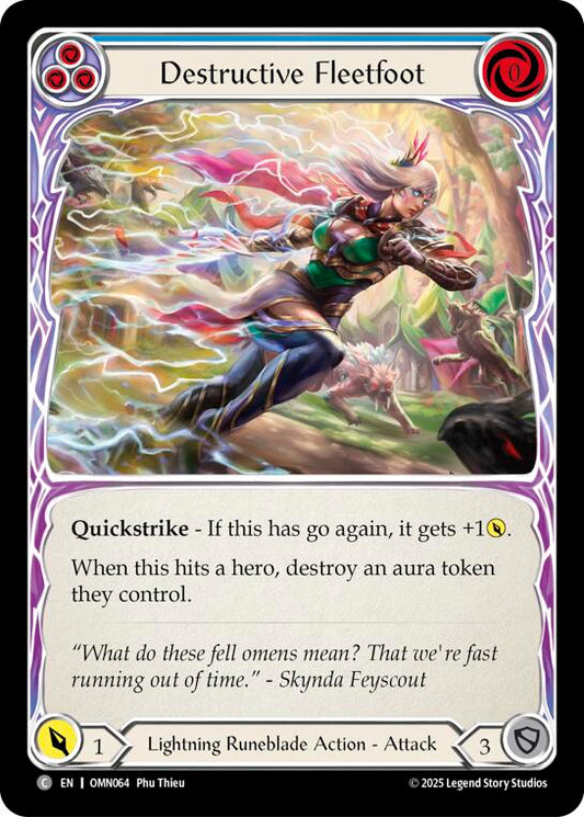 Destructive Fleetfoot (Blue) [OMN - OMN064]
