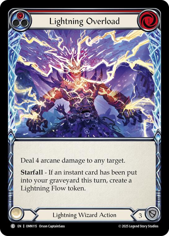 Lightning Overload (Red) [OMN - OMN115]