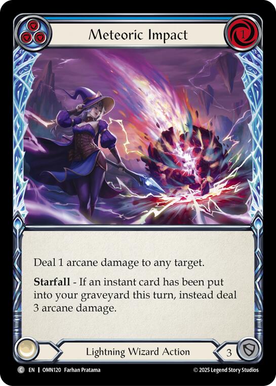 Meteoric Impact (Blue) [OMN - OMN120]