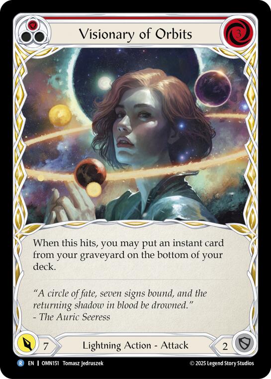 Visionary Of Orbits (Red) [OMN - OMN151]