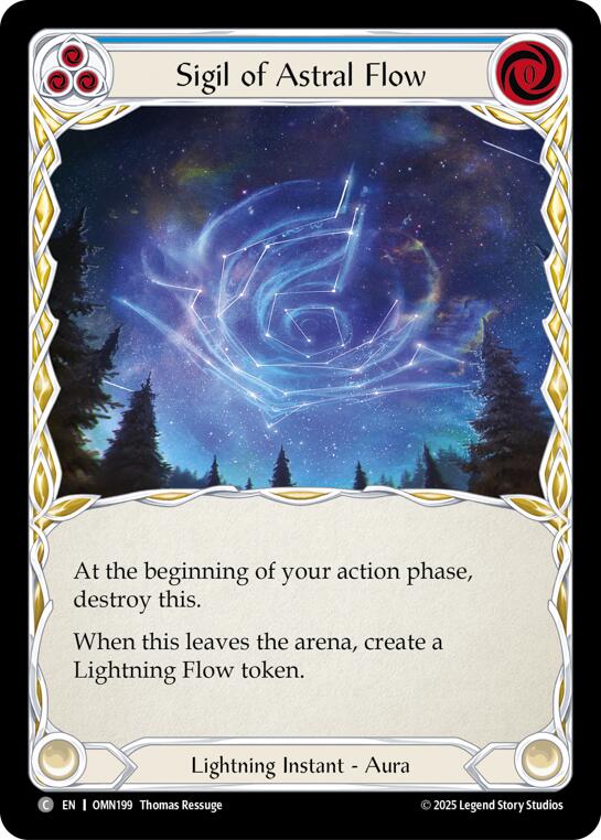 Sigil Of Astral Flow (Blue) [OMN - OMN199]
