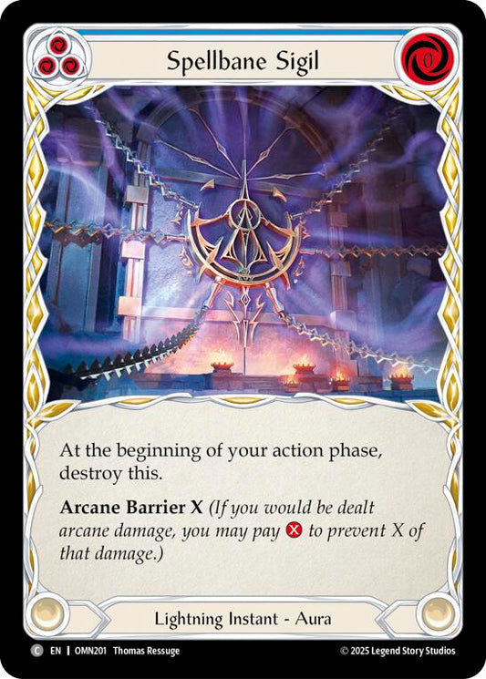 Spellbane Sigil (Blue) [OMN - OMN201]