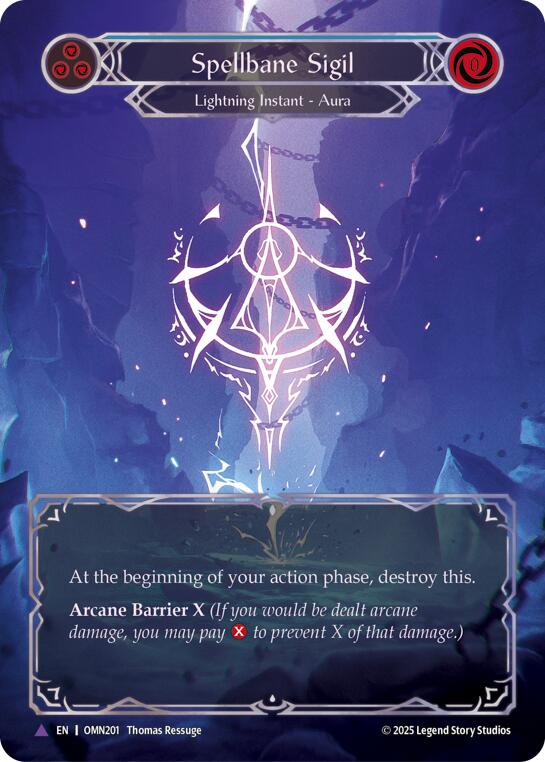 Spellbane Sigil (Blue) (Marvel) [OMN - OMN201]