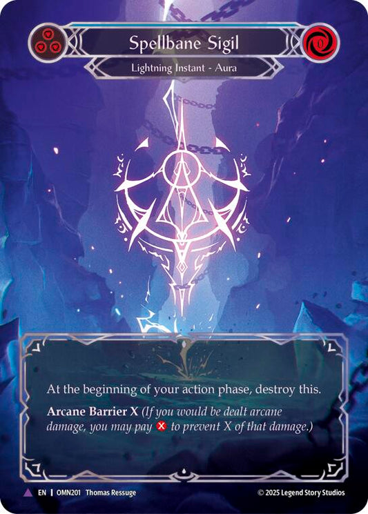 Spellbane Sigil (Blue) (Marvel) [OMN - OMN201]