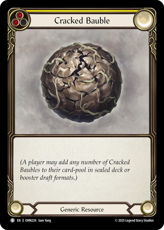 Cracked Bauble (Yellow) [OMN - OMN226]