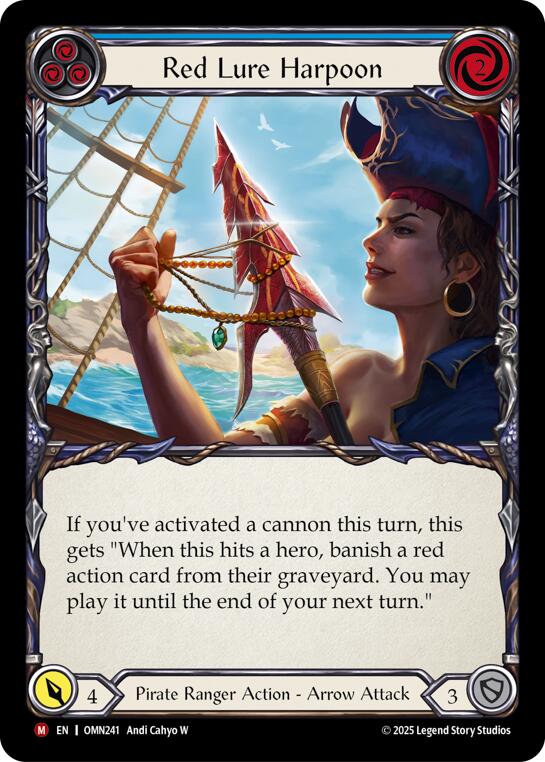 Red Lure Harpoon (Blue) [OMN - OMN241]