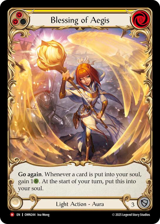 Blessing Of Aegis (Yellow) (Extended Art) [OMN - OMN244]