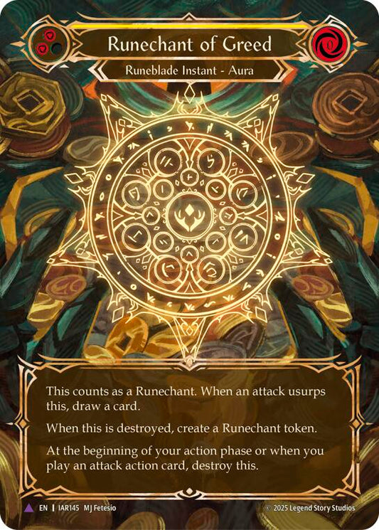 Runechant of Greed (Yellow)(Marvel) [OMN - IAR145-MV]