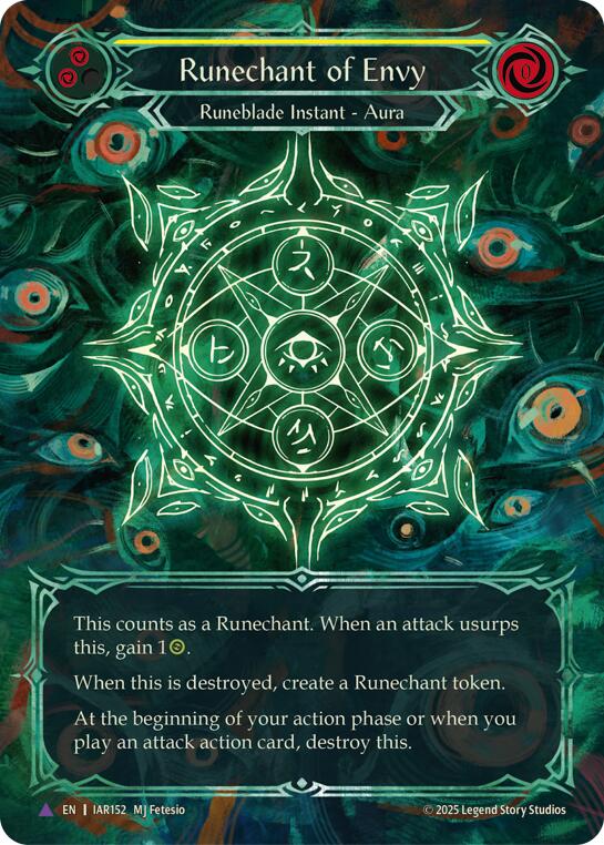 Runechant of Envy (Yellow)(Marvel) [OMN - IAR152-MV]