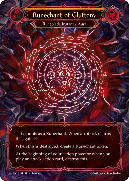 Runechant of Gluttony (Yellow)(Marvel) [OMN - IAR153-MV]