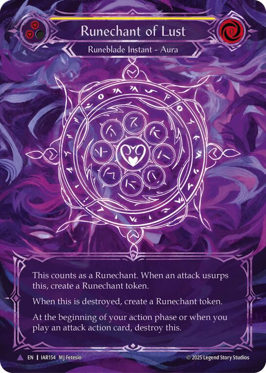 Runechant of Lust (Yellow)(Marvel) [OMN - IAR154-MV]