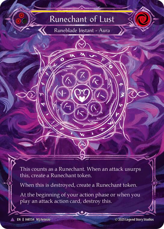 Runechant of Lust (Yellow)(Marvel) [OMN - IAR154-MV]