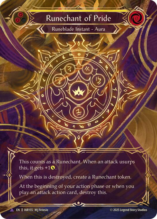 Runechant of Pride (Yellow)(Marvel) [OMN - IAR155-MV]