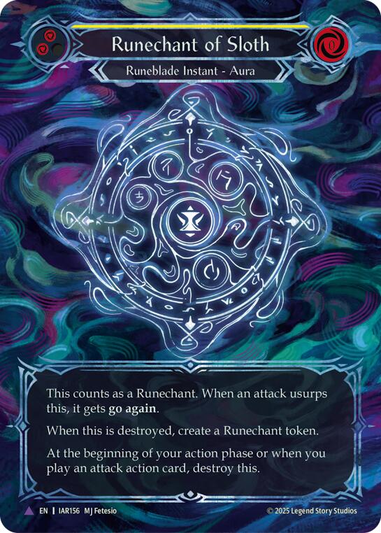 Runechant of Sloth (Yellow)(Marvel) [OMN - IAR156-MV]