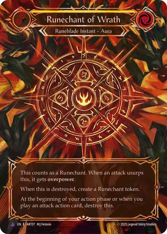 Runechant of Wrath (Yellow)(Marvel) [OMN - IAR157-MV]