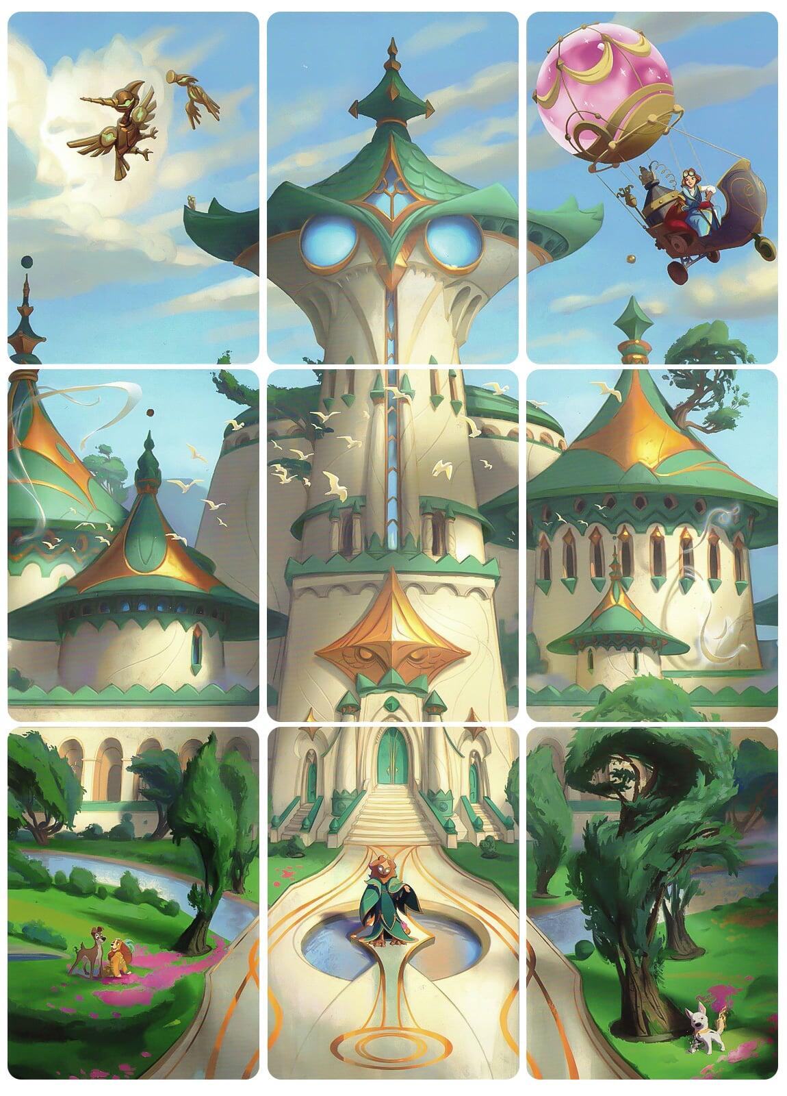 Archazia's Island Puzzle Insert (Set of 9) (Version 1 of 2) [7 - 9]