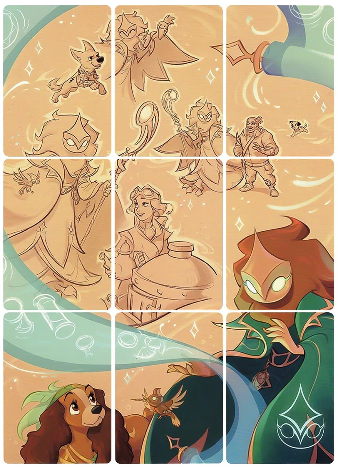 Archazia's Island Puzzle Insert (Set of 9) (Version 2 of 2) [7 - 9]