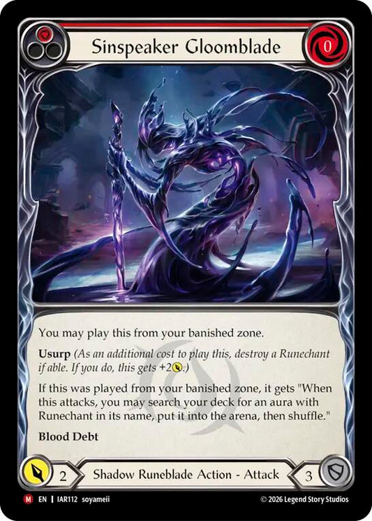 Sinspeaker Gloomblade [IAR - IAR112]
