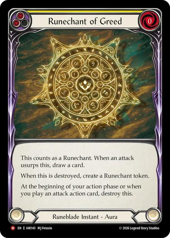 Runechant of Greed [IAR - IAR145]