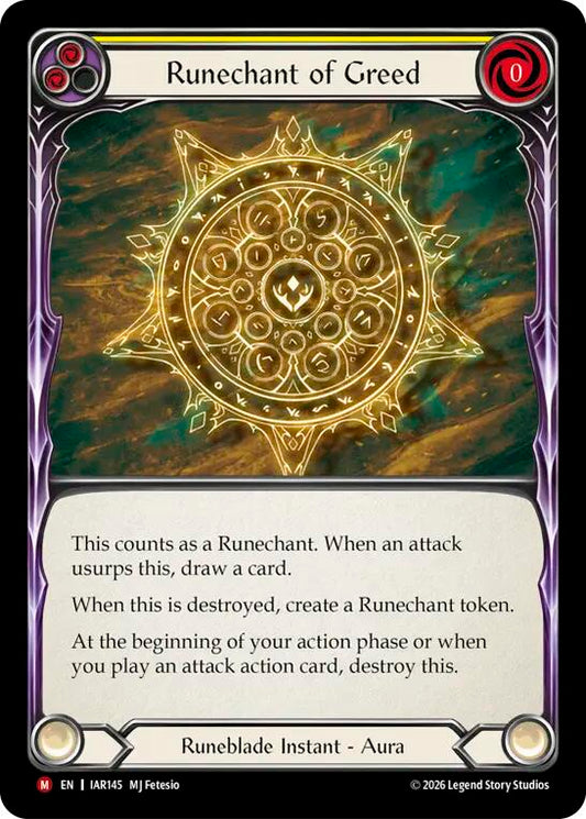 Runechant of Greed [IAR - IAR145]