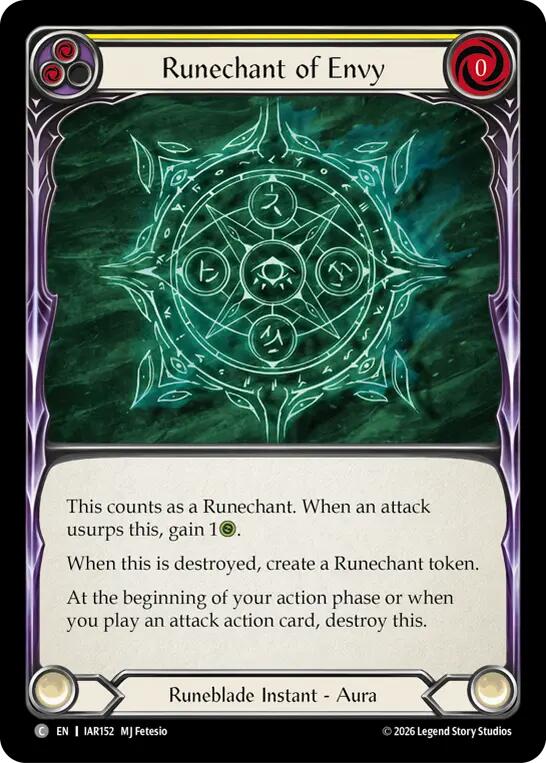 (Preorder) Runechant of Envy [IAR - IAR152]