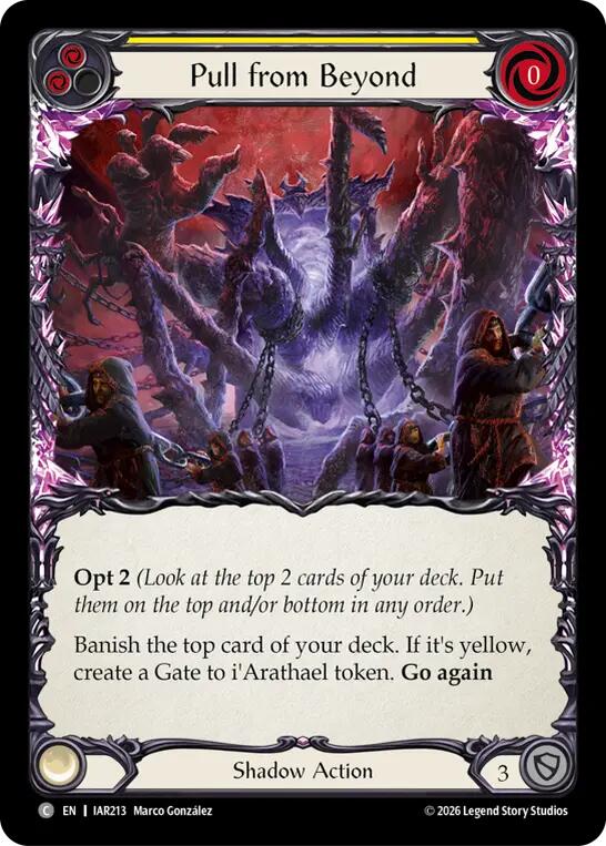 (Preorder) Pull from Beyond (Yellow) [IAR - IAR213]