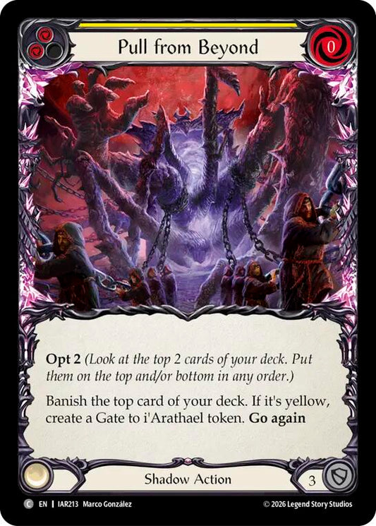 (Preorder) Pull from Beyond (Yellow) [IAR - IAR213]