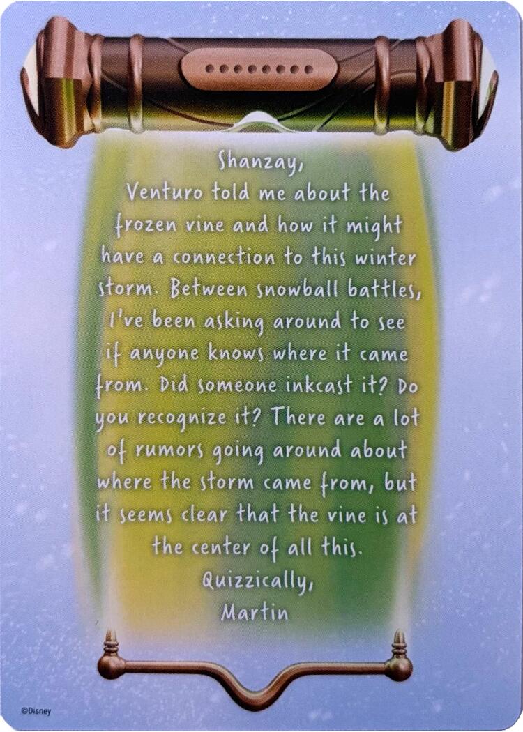 Winterspell Lore Card (8 of 9) [11 - 8]