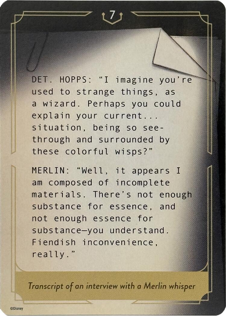 Whispers in the Well Case File Cards (7 of 18) [10 - 7]