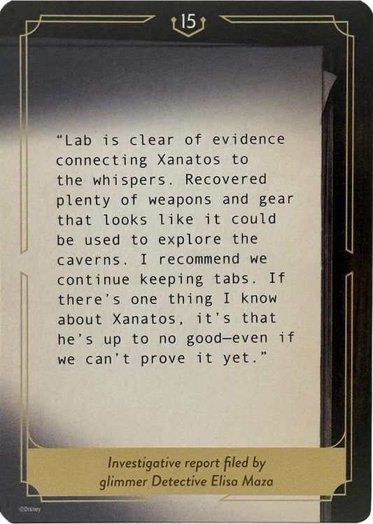 Whispers in the Well Case File Cards (15 of 18) [10 - 15]