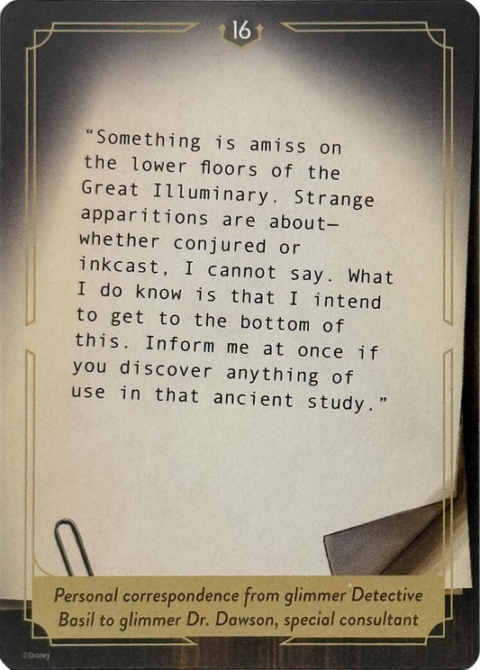 Whispers in the Well Case File Cards (16 of 18) [10 - 16]