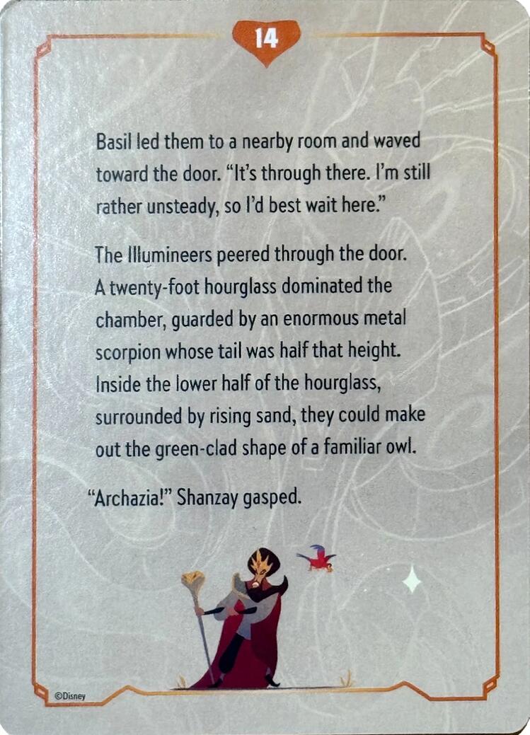 Reign of Jafar Lore Card (14 of 19) [8 - 14]