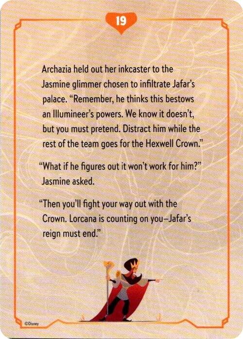 Reign of Jafar Lore Card (19 of 19) [8 - 19]
