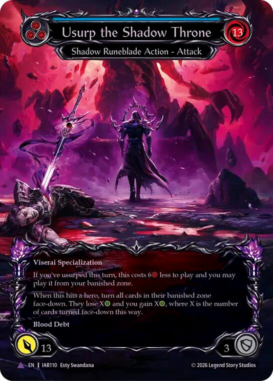 Usurp the Shadow Throne (Marvel) [IAR - IAR110]